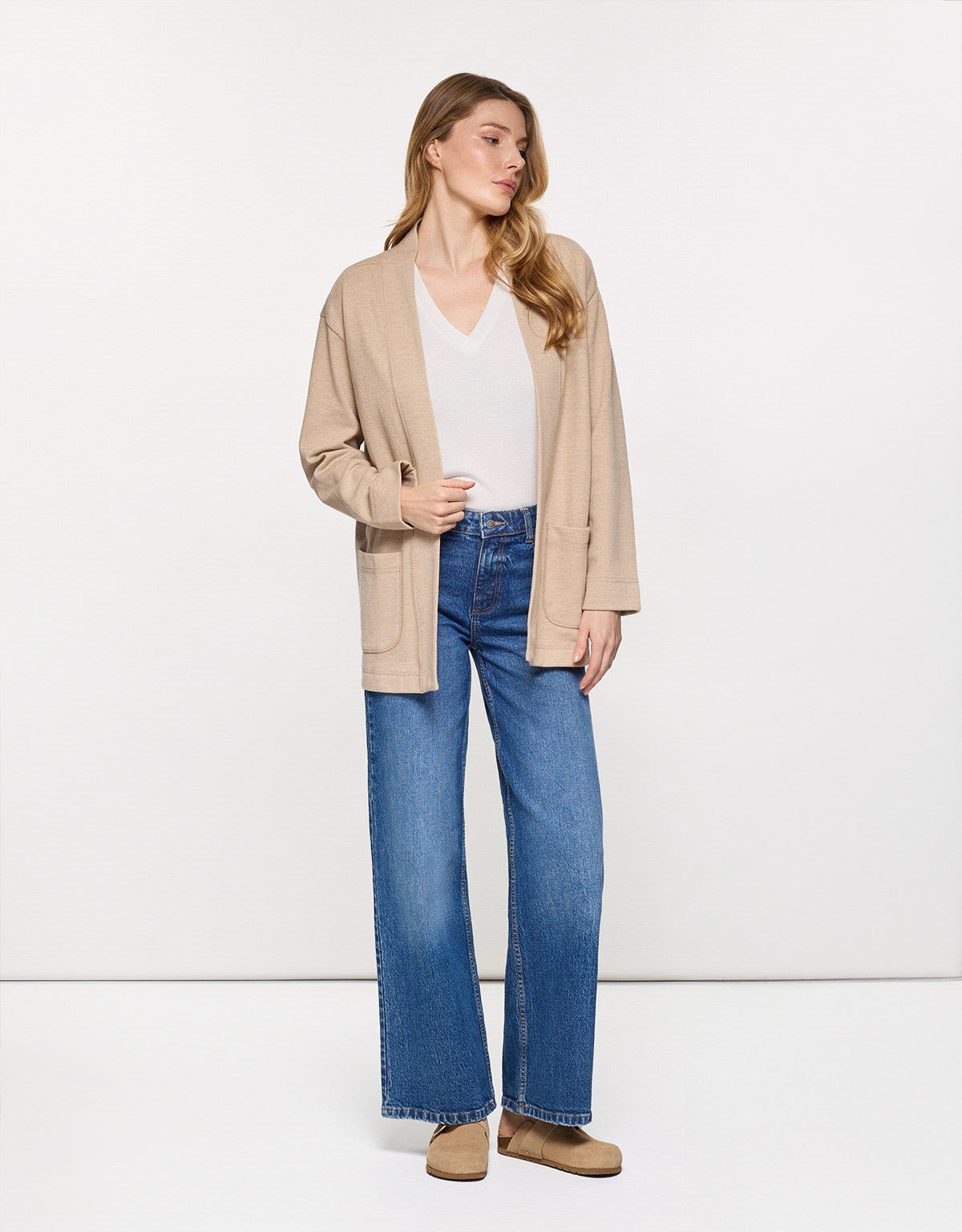 Beige Cardigan - Bowen