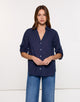 Camisa Manga Larga Azul Marino - Astromi