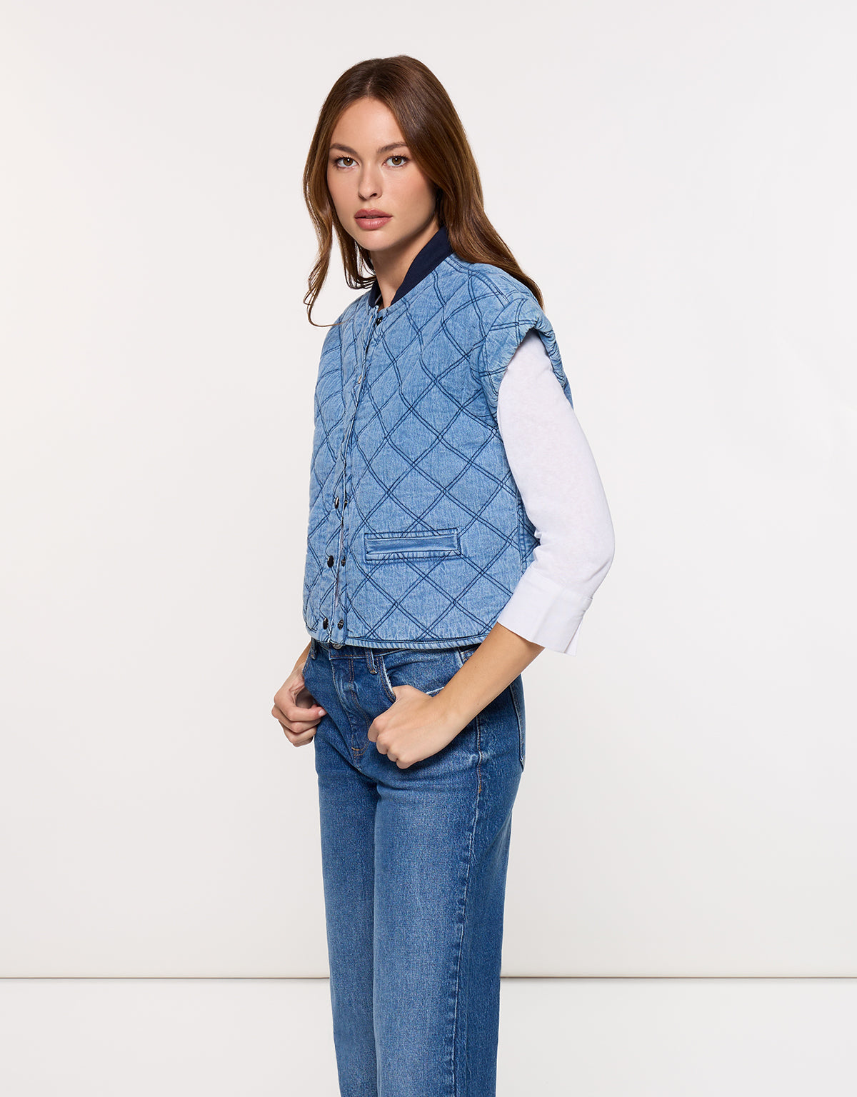 Chaleco Azul - Michela 3
