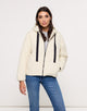 Chaqueta con Capucha Beige - Dumosa
