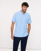 Polo Manga Corta Azul Celeste - Biebu