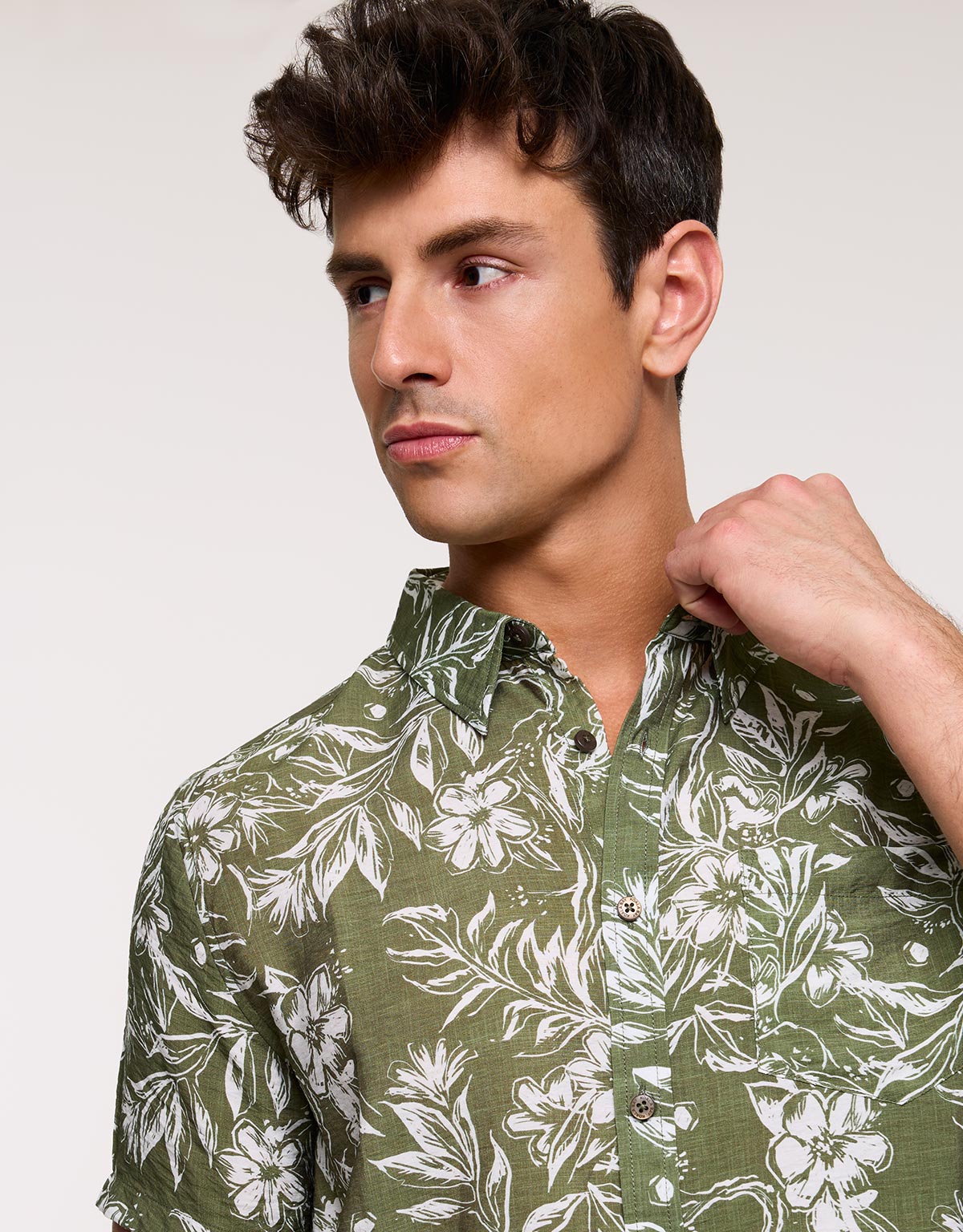 Camisa Manga Corta Caqui - Westcoast 4