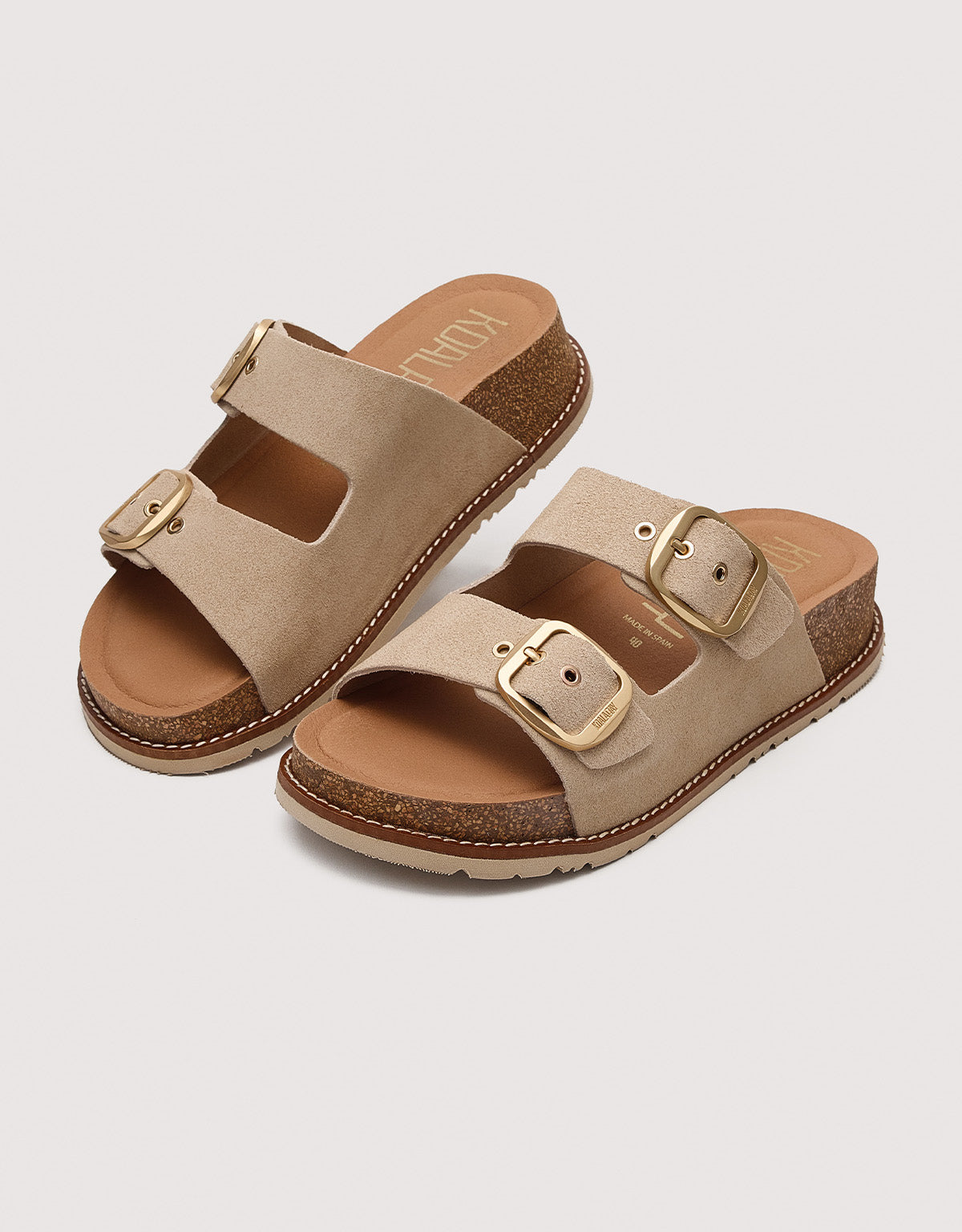 Bio Leather Sand Sandal with Wedge - Sintran