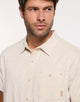 Camisa Manga Corta Beige - Paigeon 2