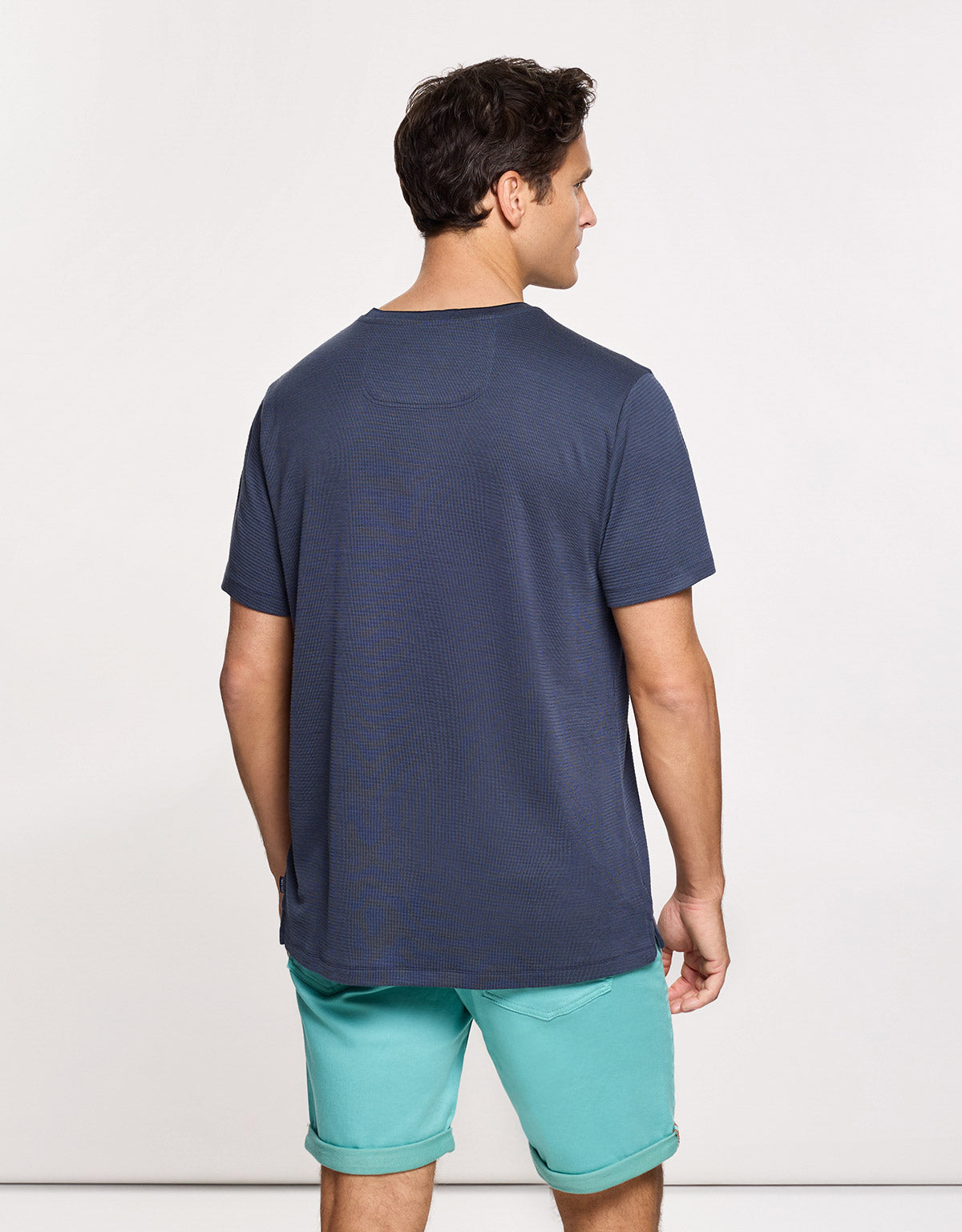 Camiseta Manga Corta Azul Marino - Pulsaro