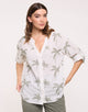 Green Embroidered Print Shirt - Australis
