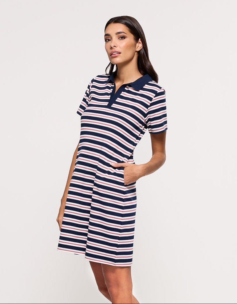Vestido corto Rosa - Marinu 3