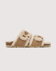 Bio Suede Sandal with sheepskin - Tempest