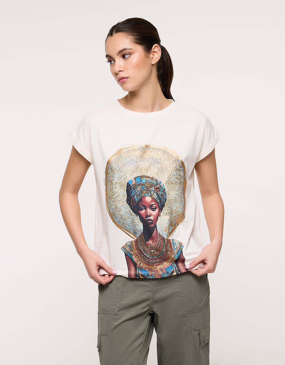Camiseta Manga Corta Blanca - Kiaro 2
