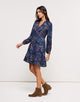 Vestido corto Azul Marino - Heridress 3