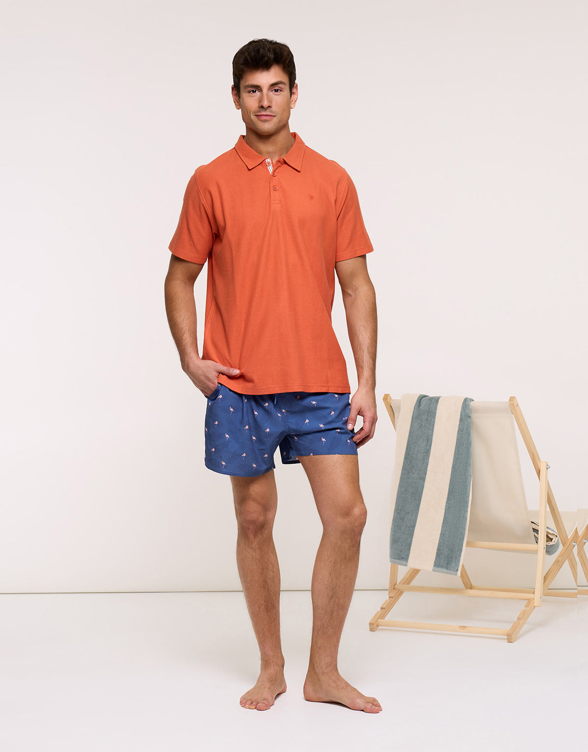 Short Baño Azul Marino - Nilpert 5
