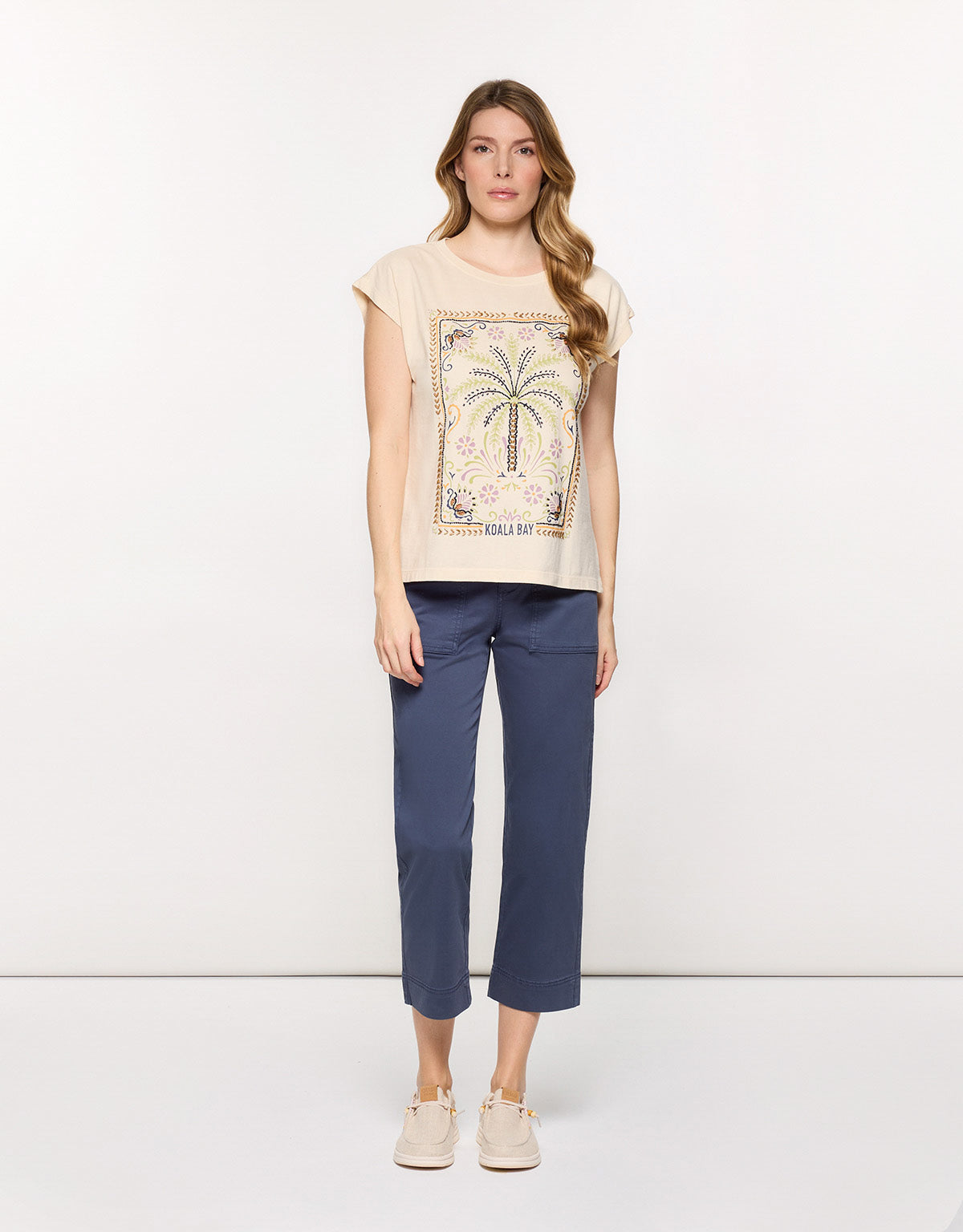 Camiseta Manga Corta Beige - Joei 7