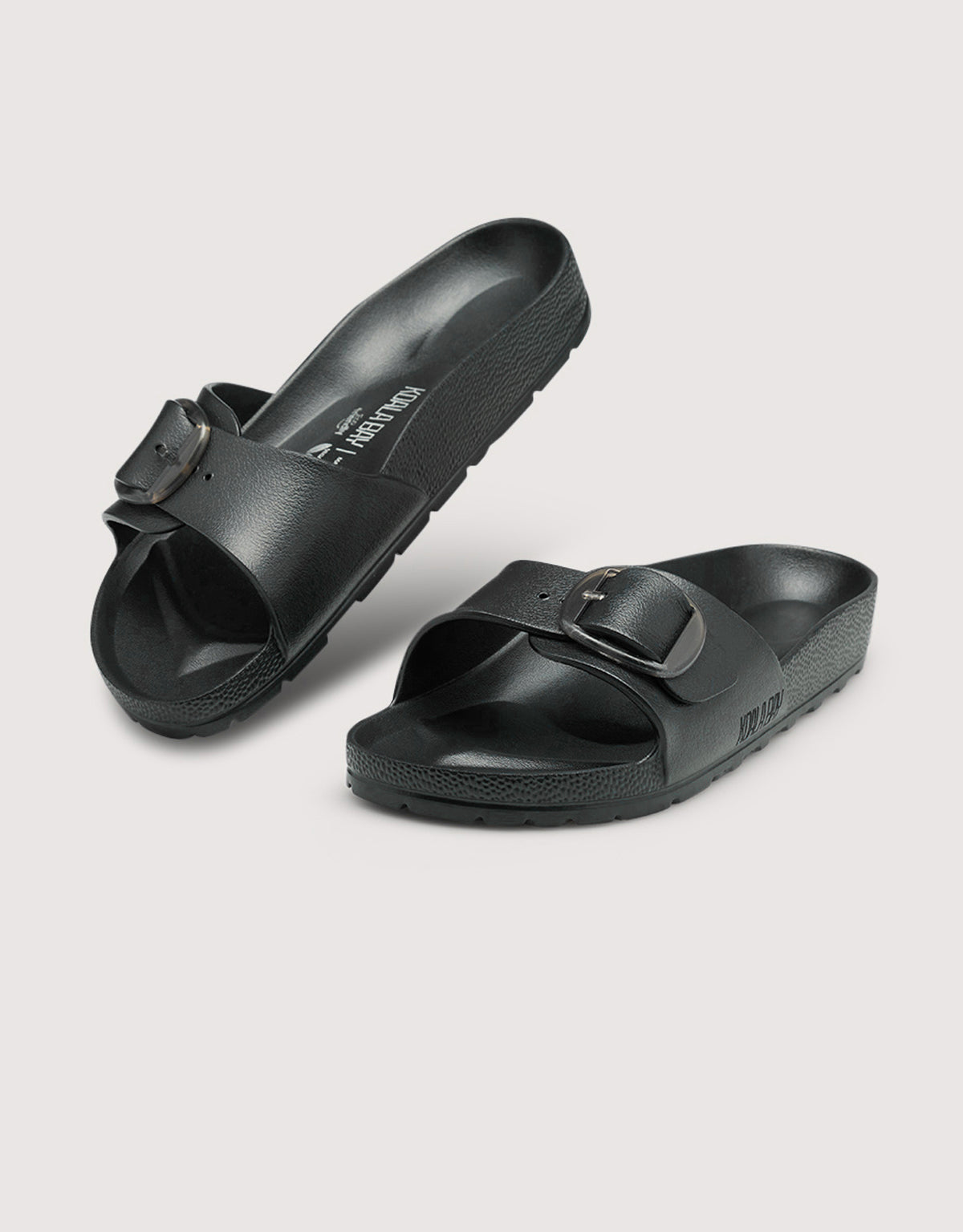 Black Flat Sandal - Lanai