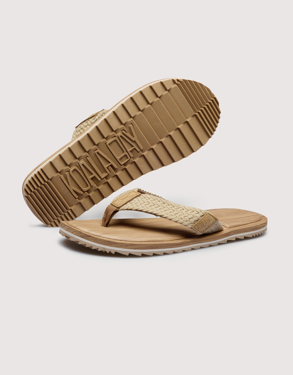Beige Toe Post Sandal - Ecco