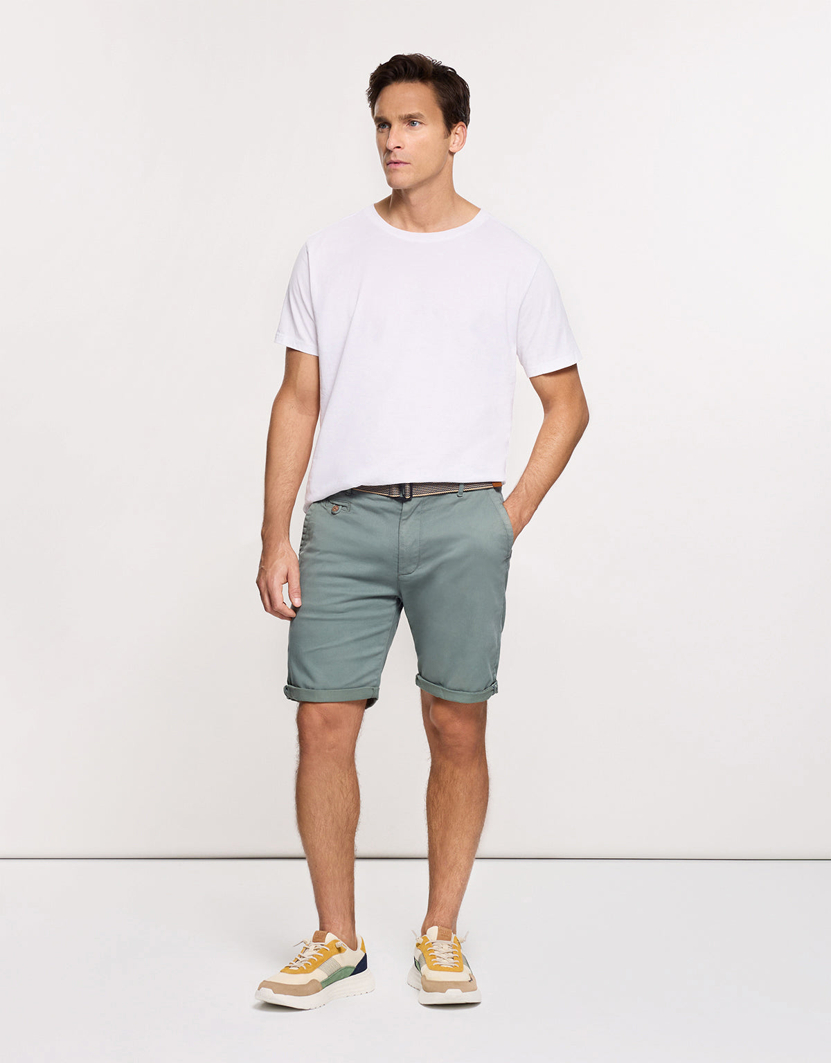 Khaki Bermuda Shorts - Esteban II