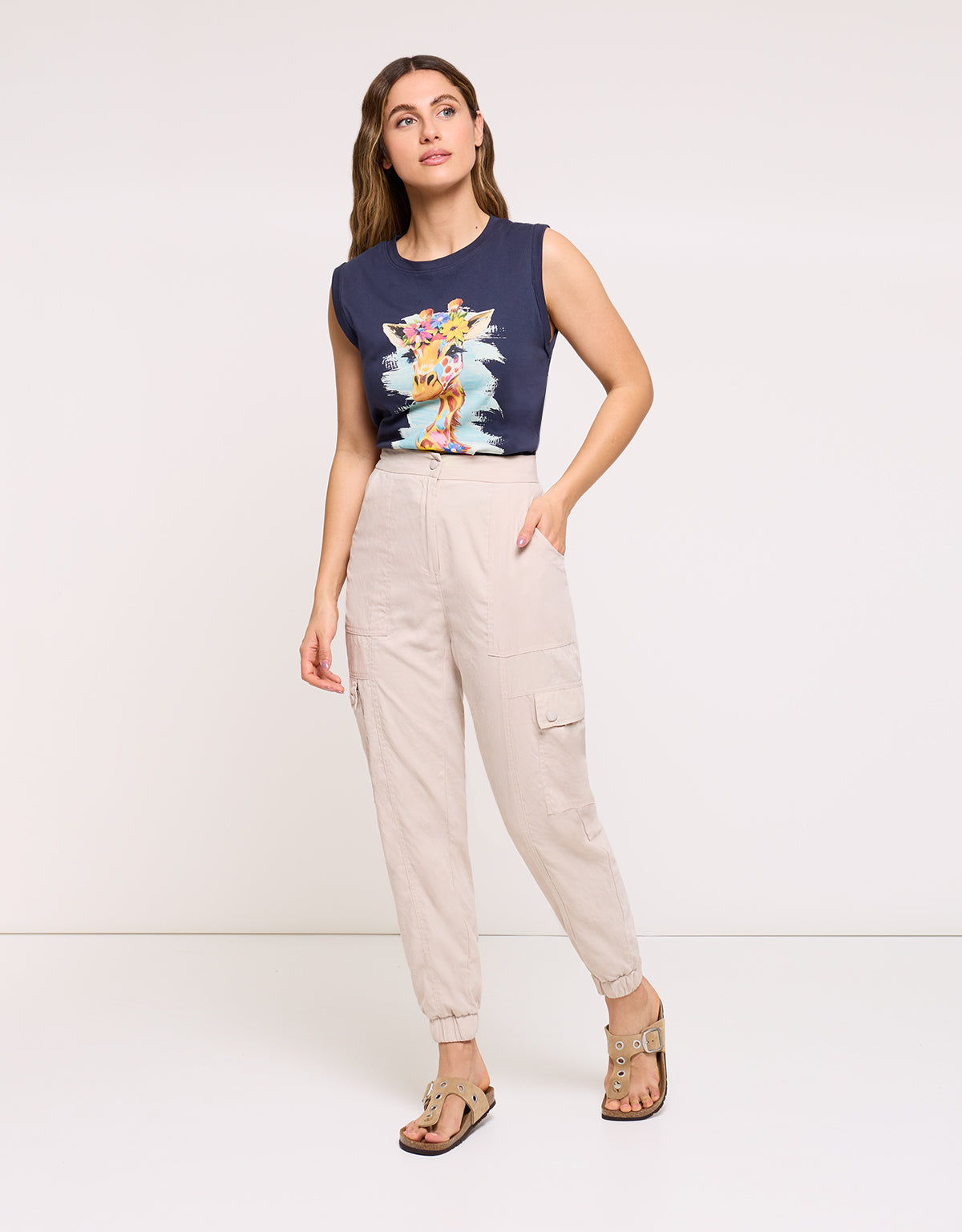 Beige Long Trousers - Zuritana II