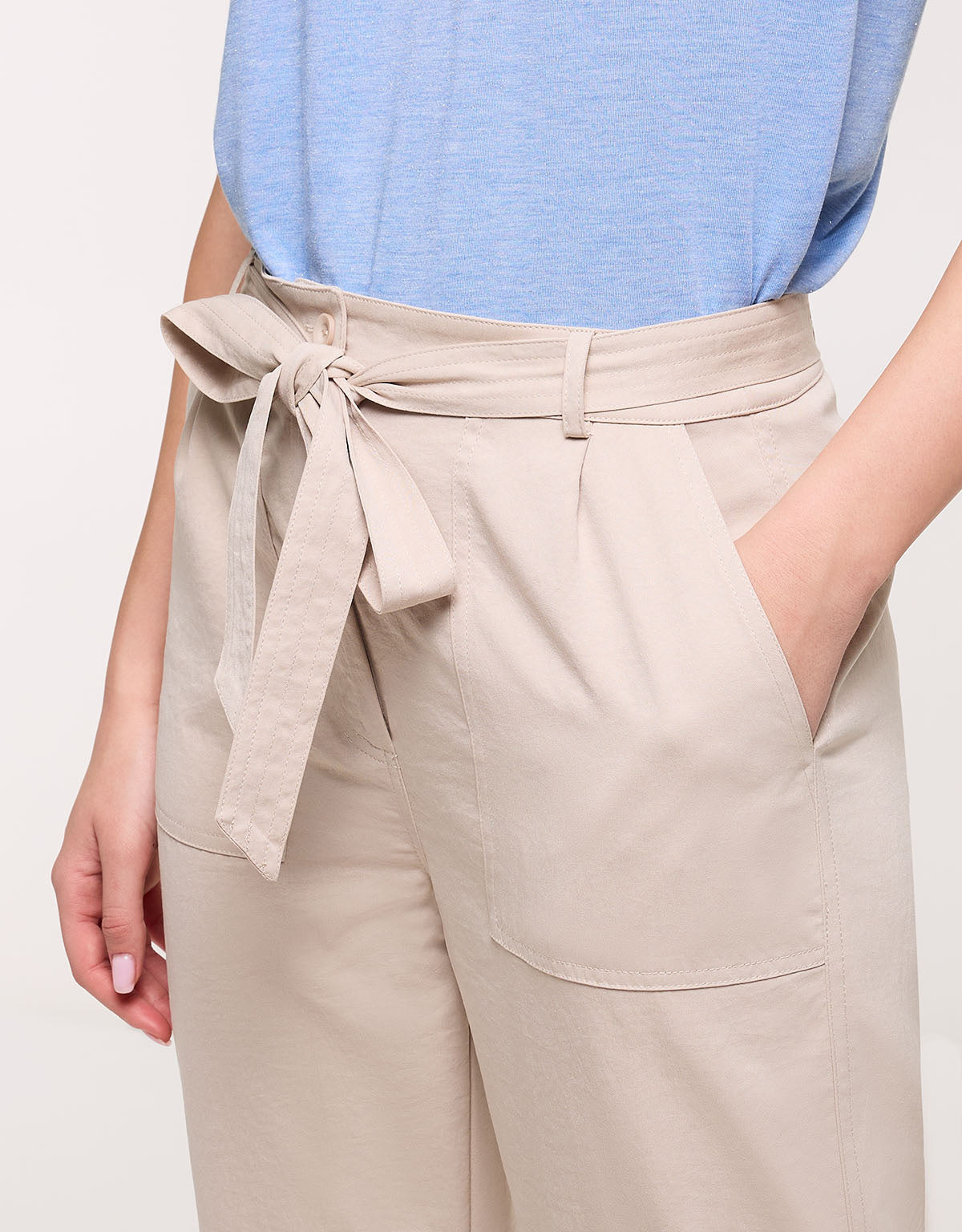 Long Beige Trousers - Vaiana II