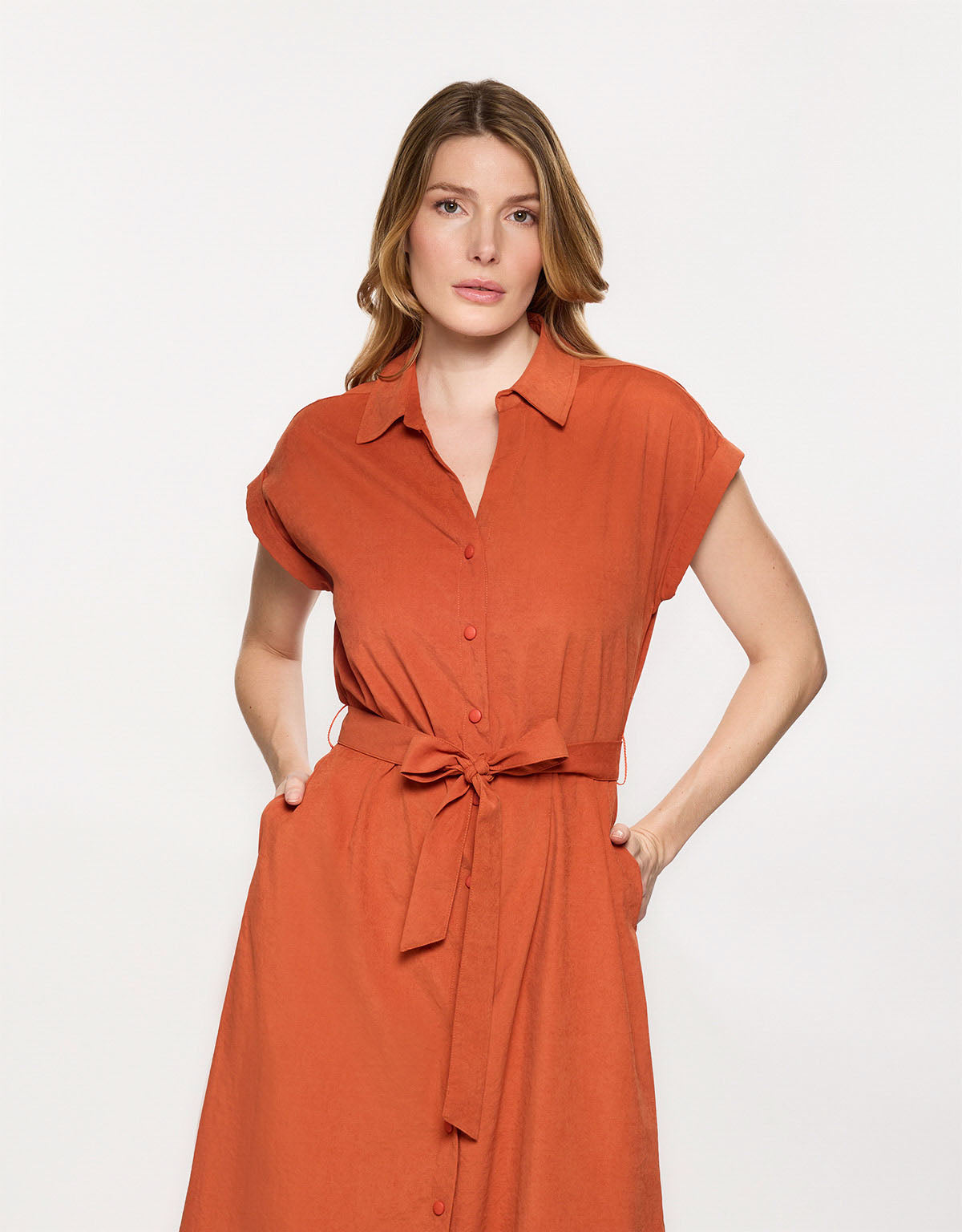 Vestido Midi Naranja - Veronique II 2
