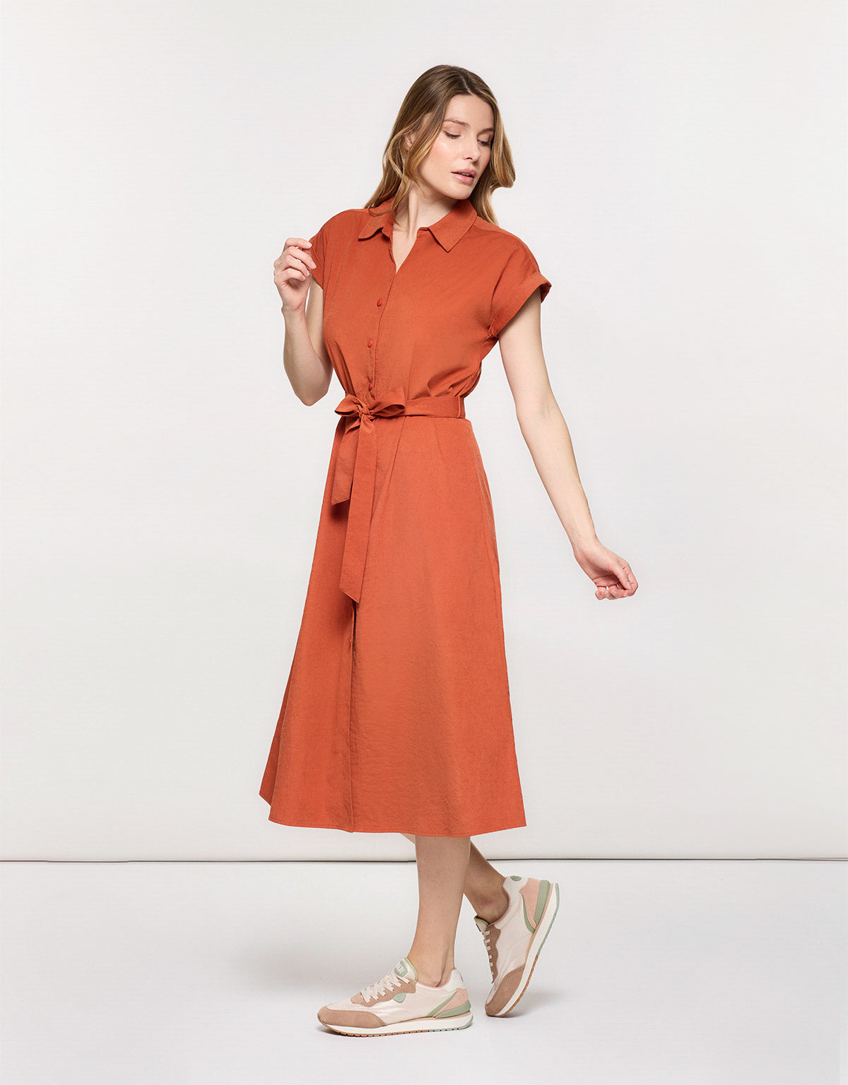 Vestido Midi Naranja - Veronique II 3