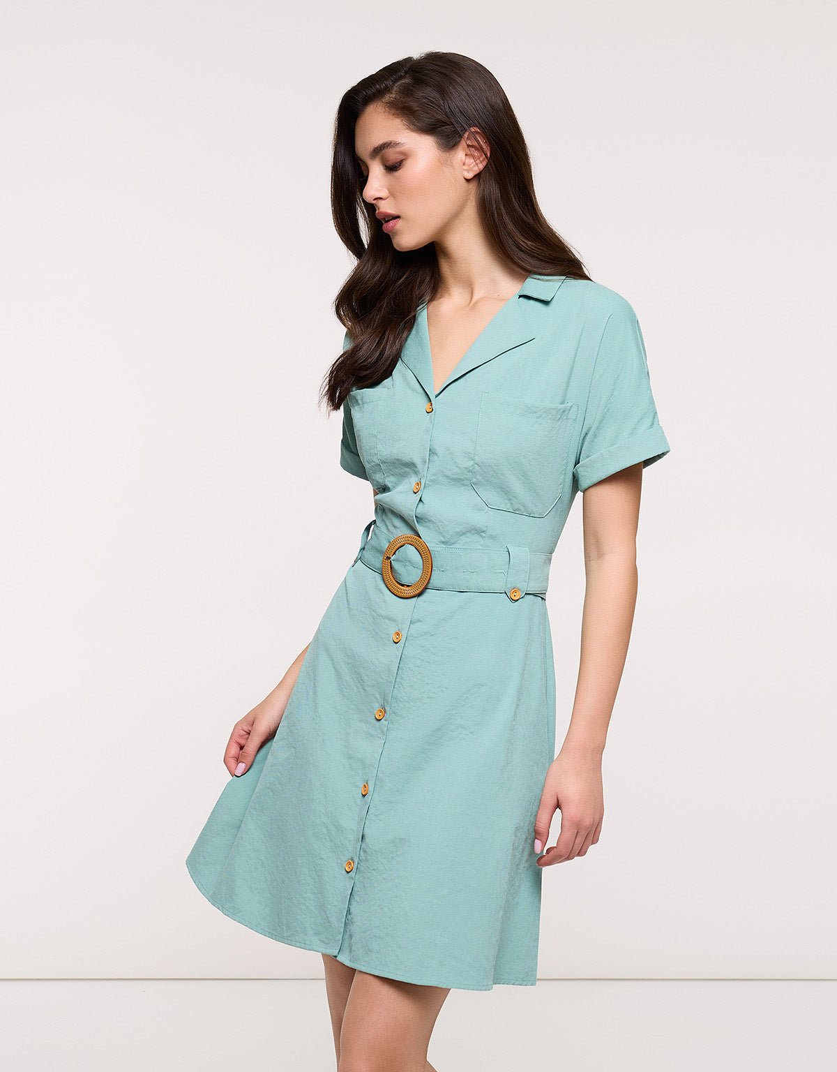 Vestido Corto Turquesa Claro - Ilice II