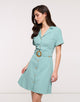 Vestido Corto Turquesa Claro - Ilice II