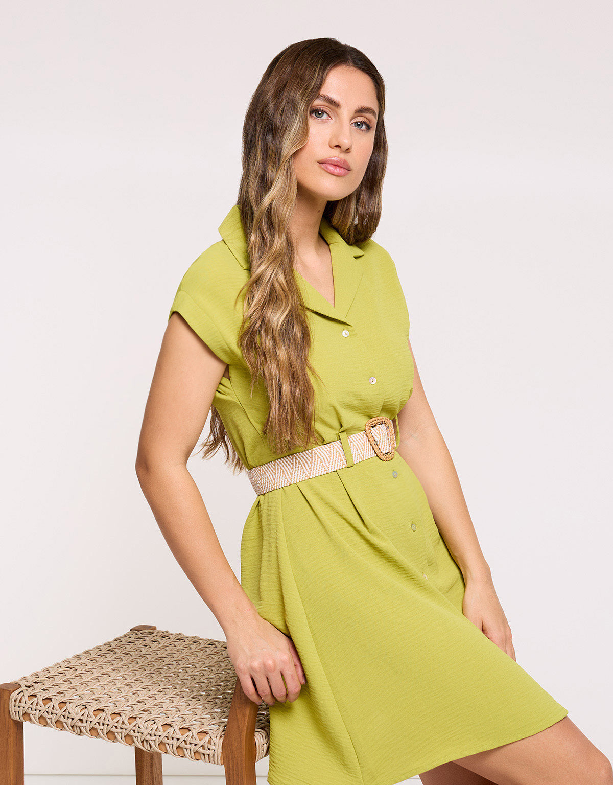 Vestido Corto Amarillo - Tonlon II