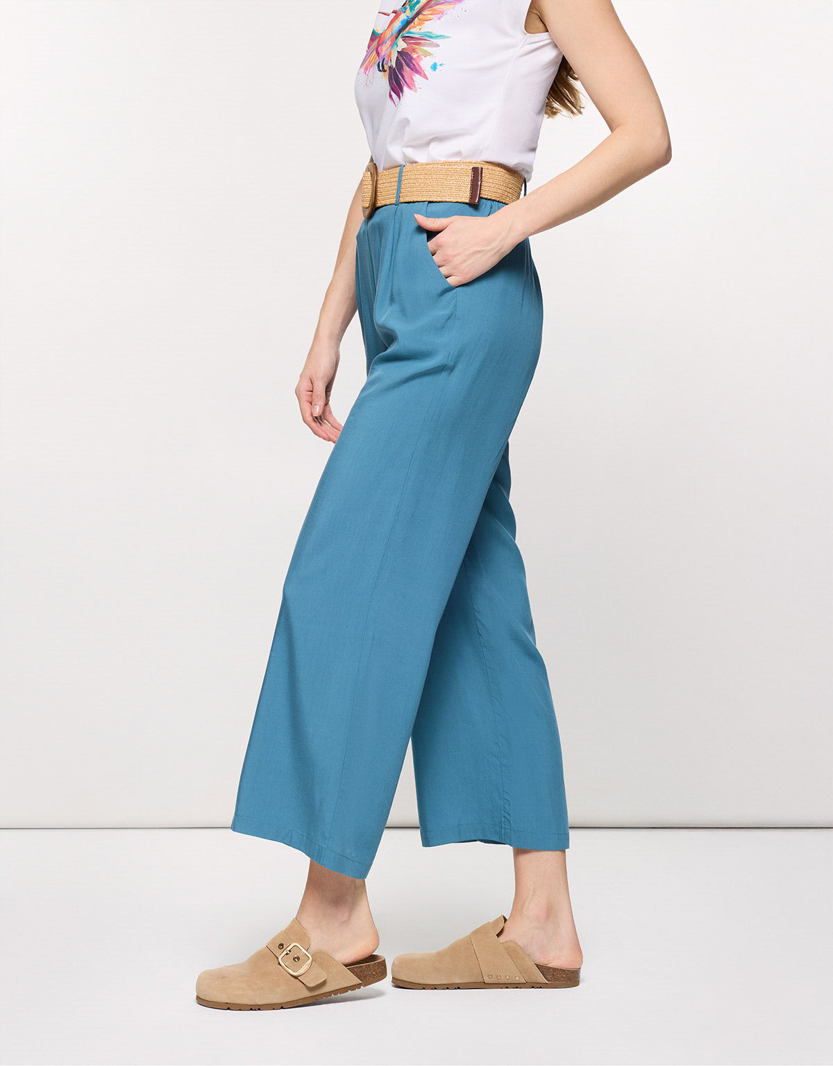 Pantalón Largo Azul Turquesa - Terdam II