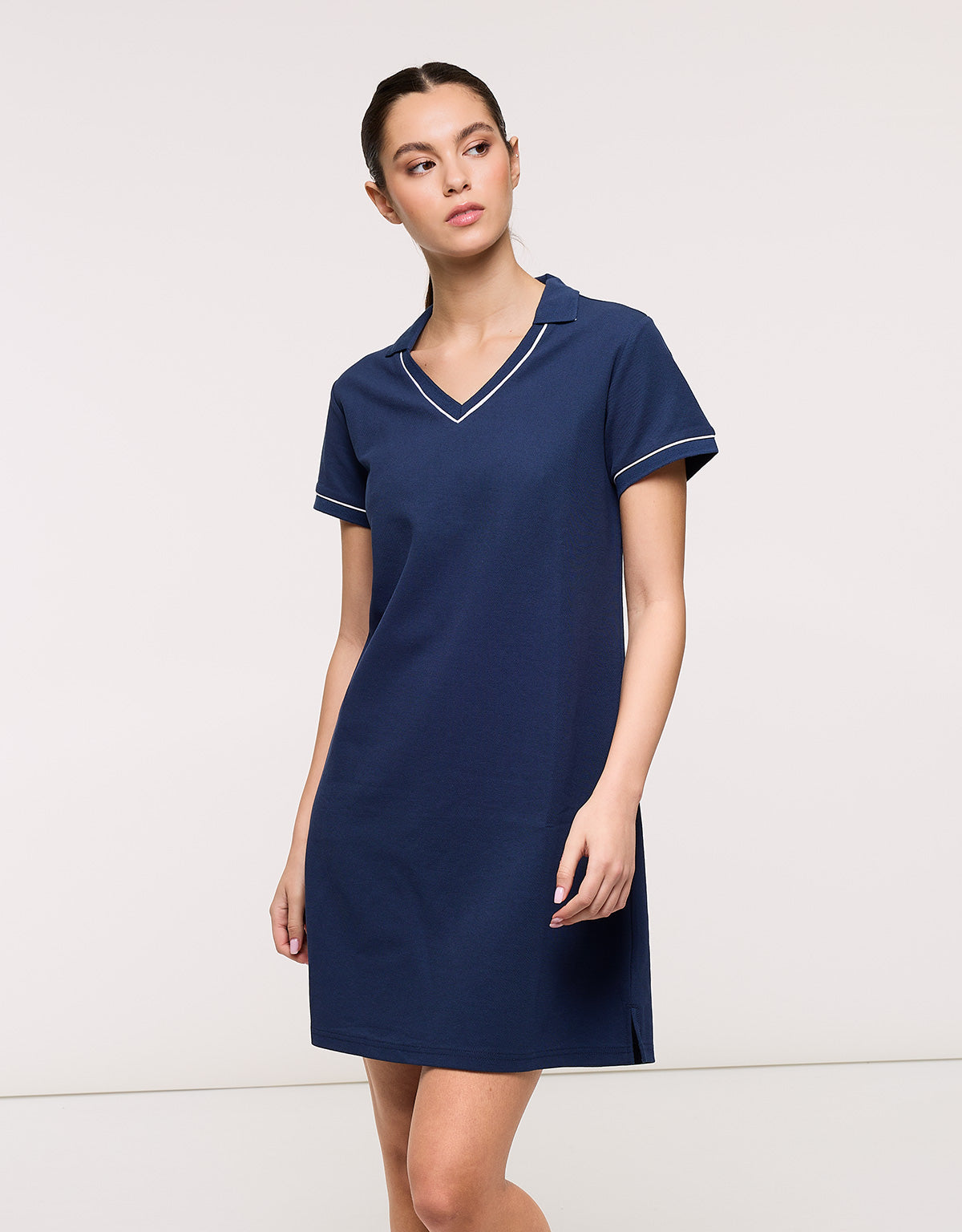 Vestido Corto Azul Marino - Llopas 2