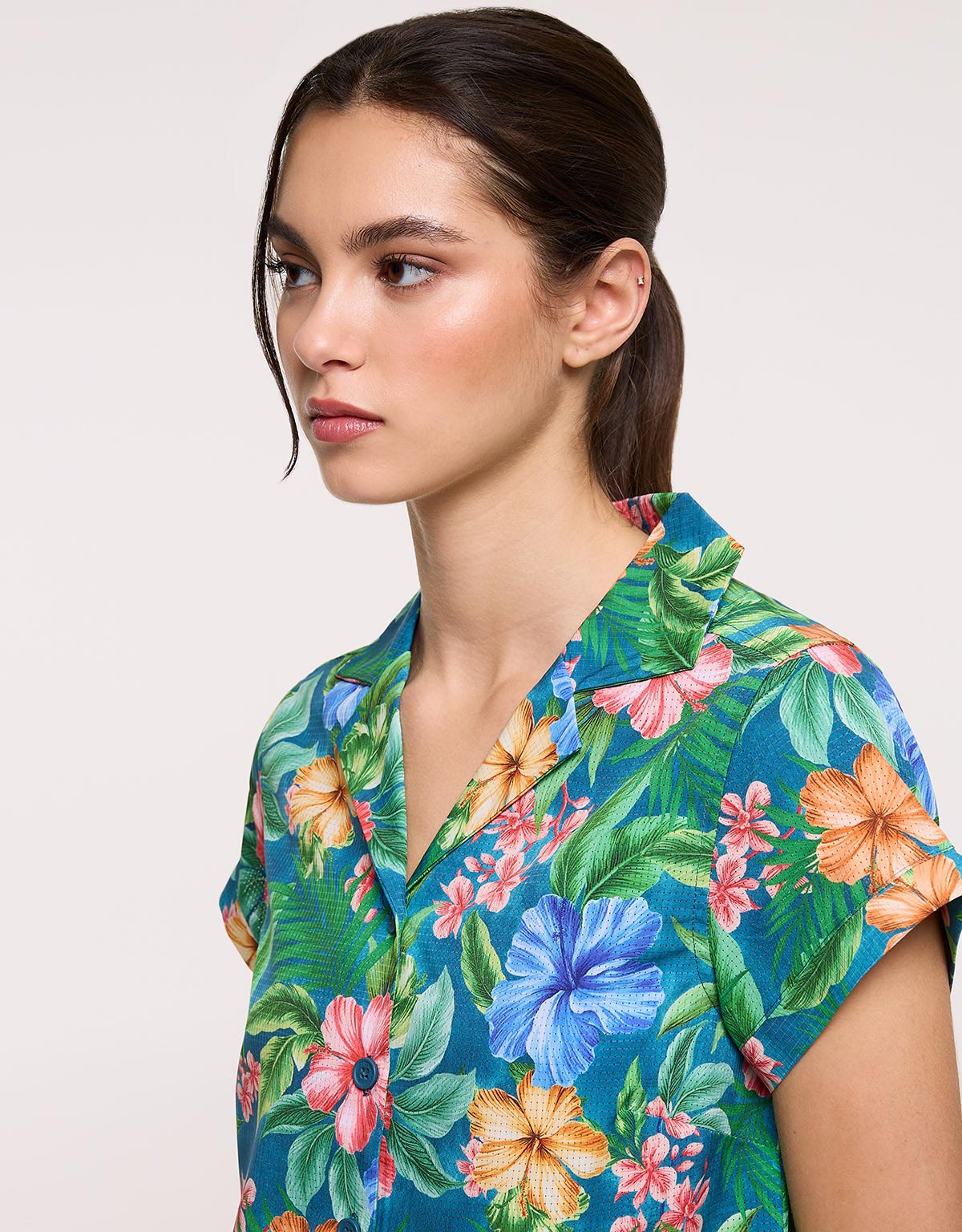 Camisa Manga Corta Multicolor - Nerini 2