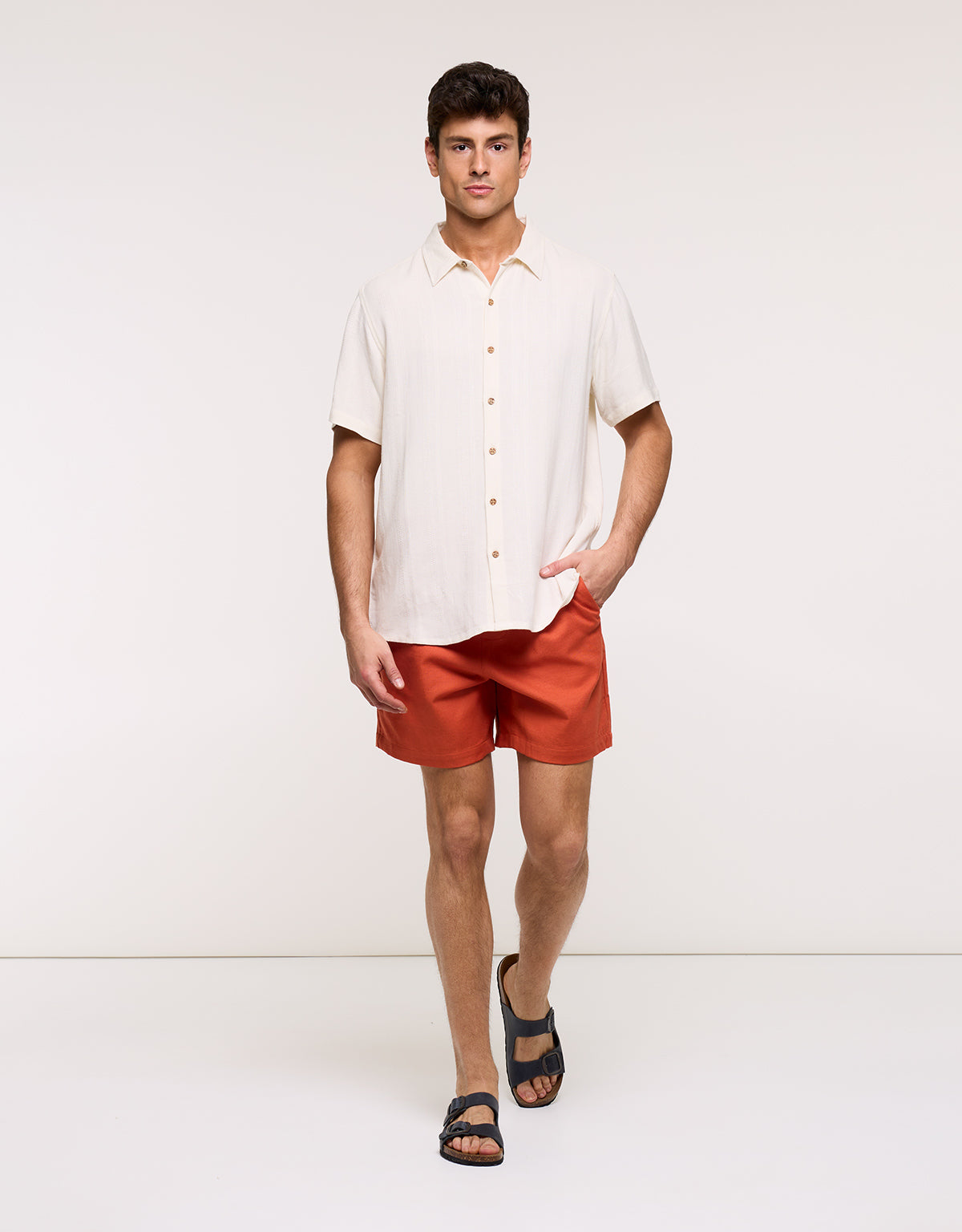 Short Sleeve Shirt Bone - Walk