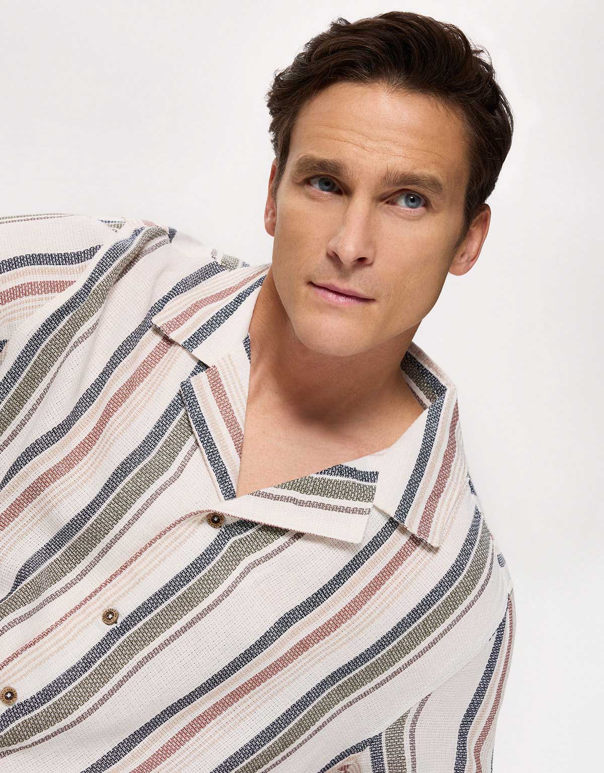 Beige Short Sleeve Shirt - Luzum
