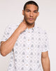 Short Sleeve Beige Shirt - Naipes