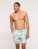 Yellow Tropical Print Swimsuit - Loso