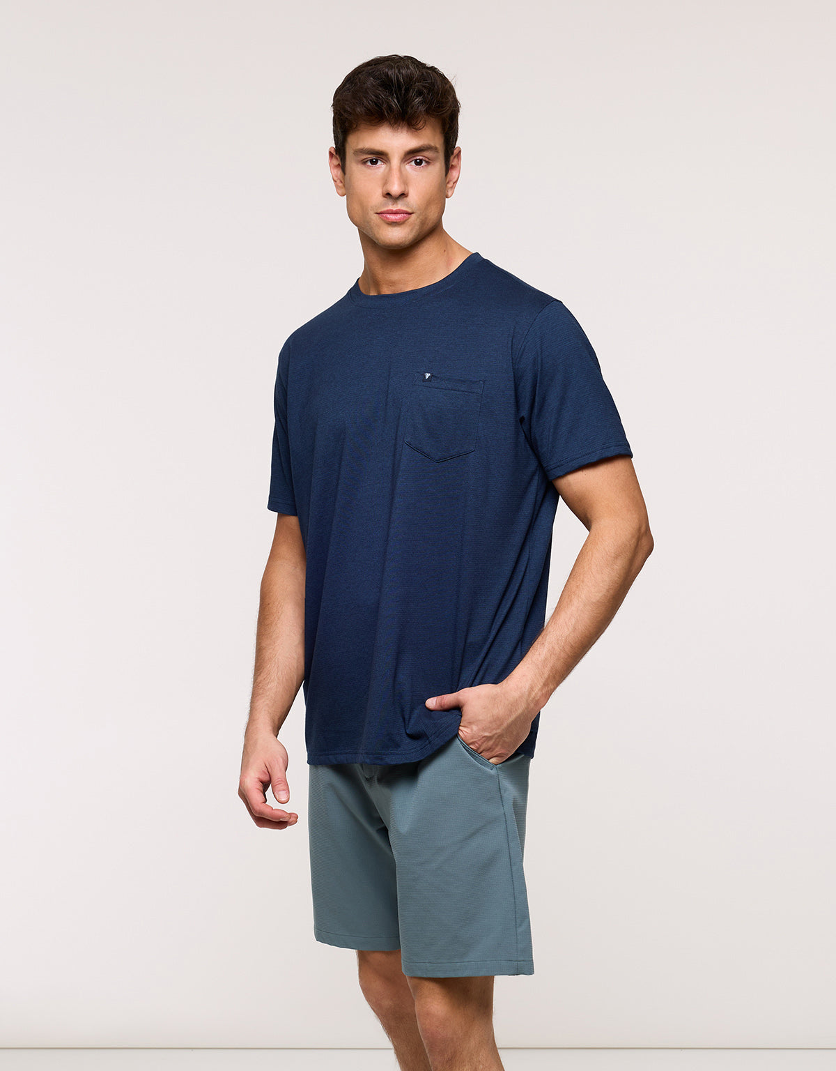 Camiseta Manga Corta Azul Marino - Veira