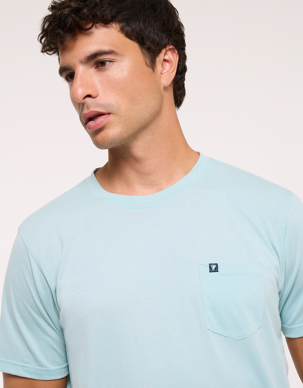 Light Blue Short Sleeve T-Shirt - Veira