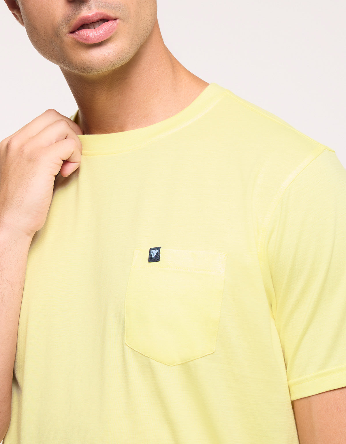 Pastel Yellow Short Sleeve T-Shirt - Veira