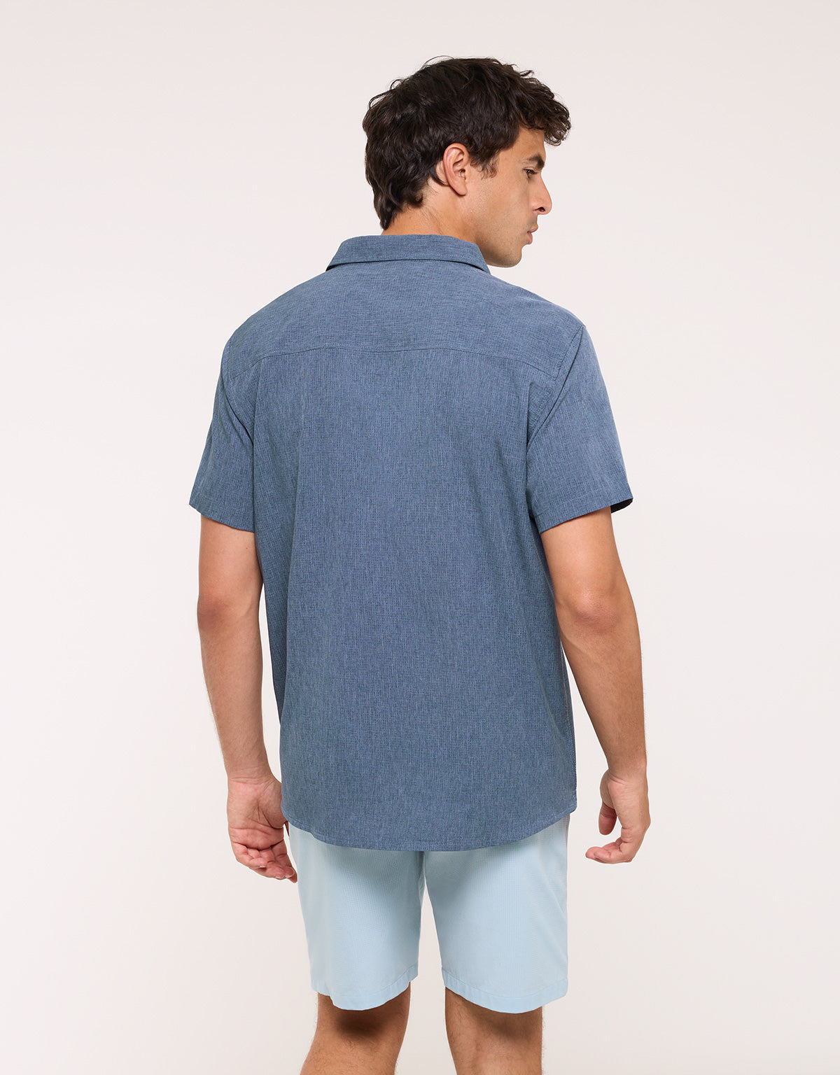 Camisa Manga Corta Azul - Camilando 3