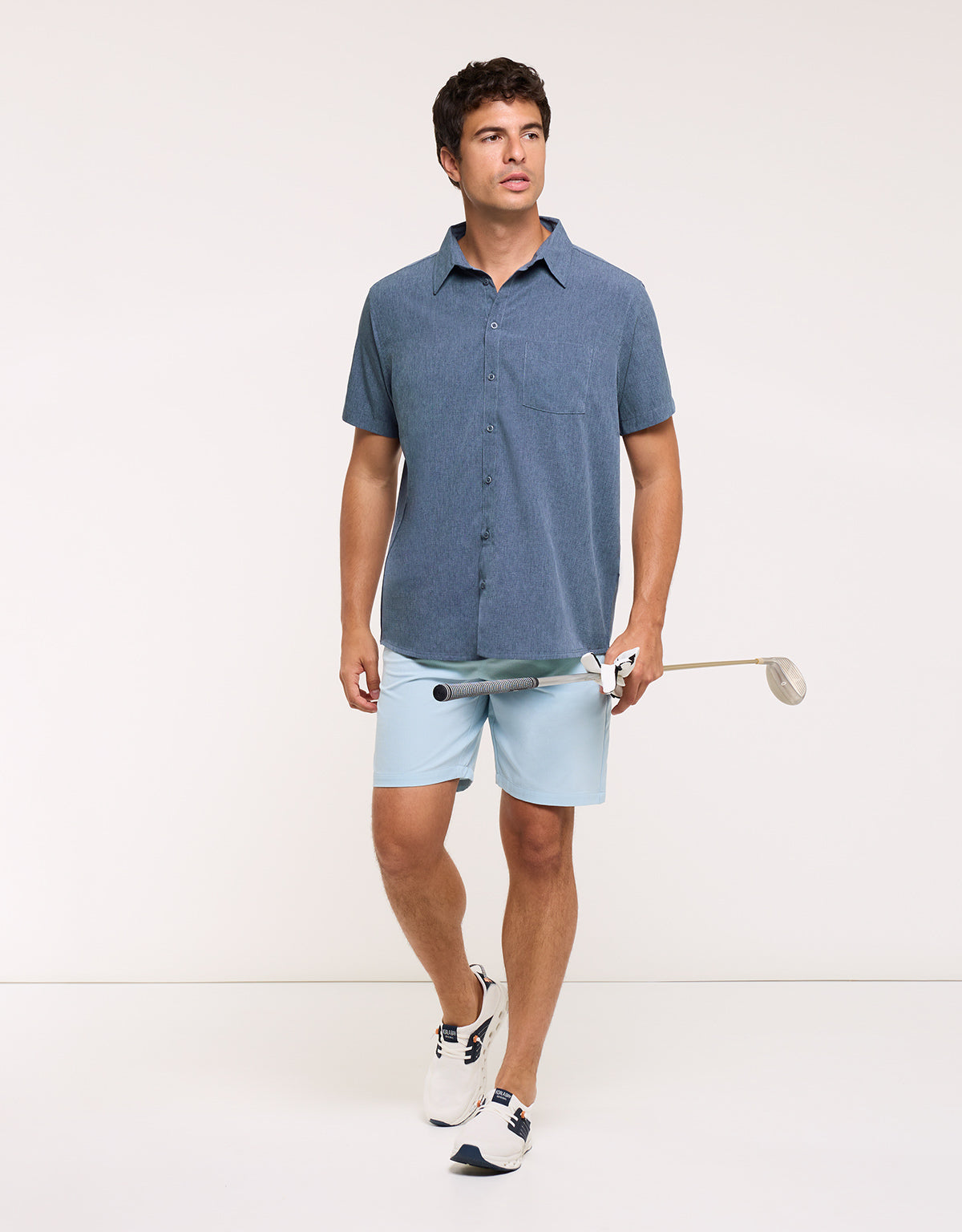 Camisa Manga Corta Azul - Camilando 5
