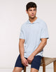 Polo Manga Corta Azul - Anori