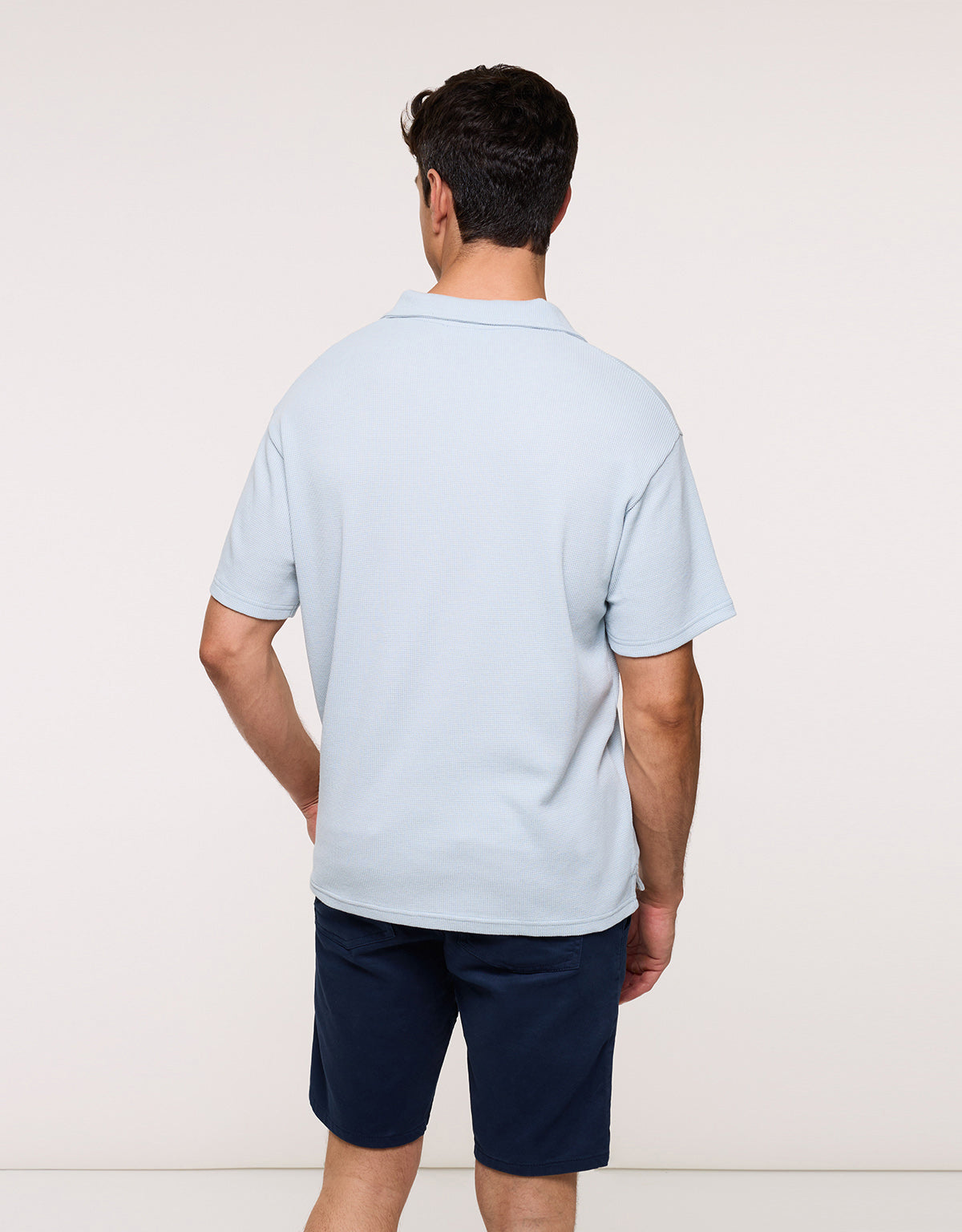 Polo Manga Corta Azul - Anori