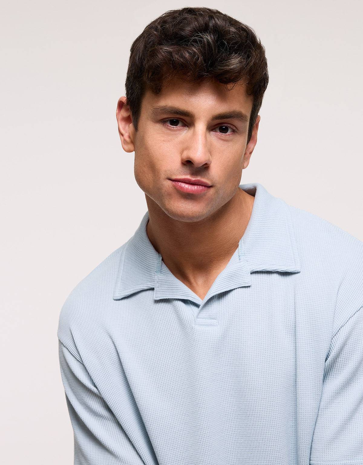 Polo Manga Corta Azul - Anori