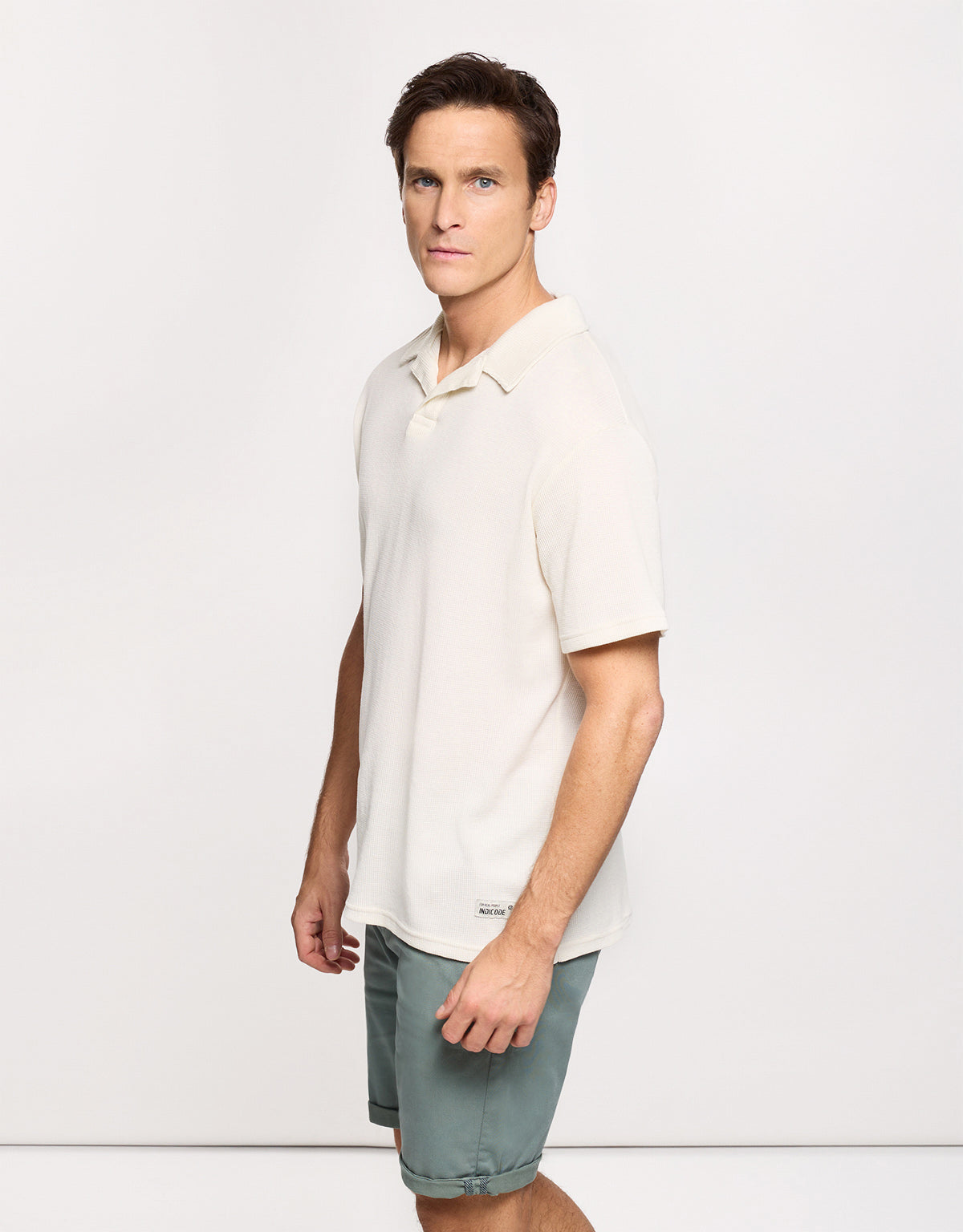 Polo Manga Corta Blanco - Anori