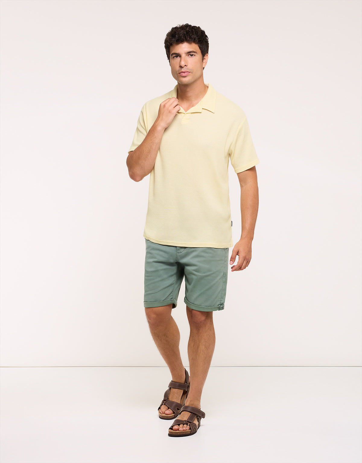 Polo Manga Corta Amarillo - Anori 5