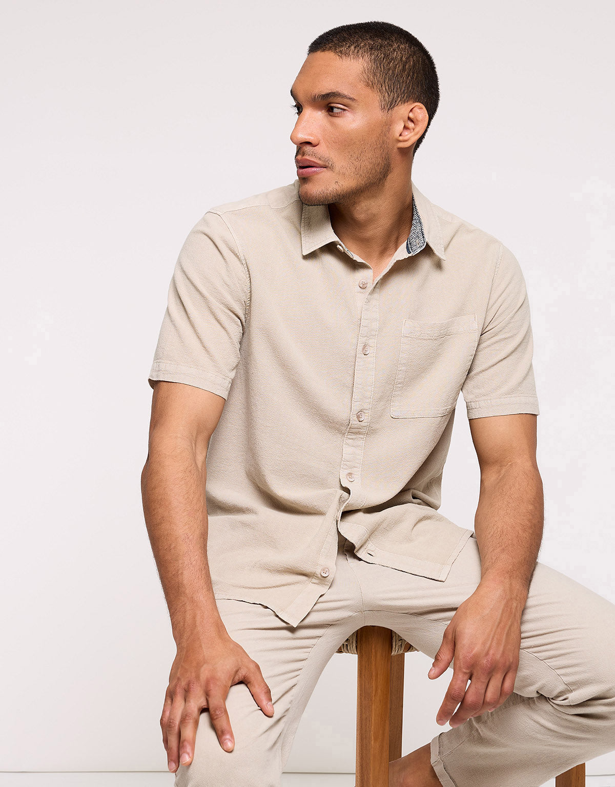 Gray Short Sleeve Shirt - Guatape