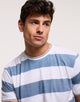 Short Sleeve Blue T-shirt - Tabio