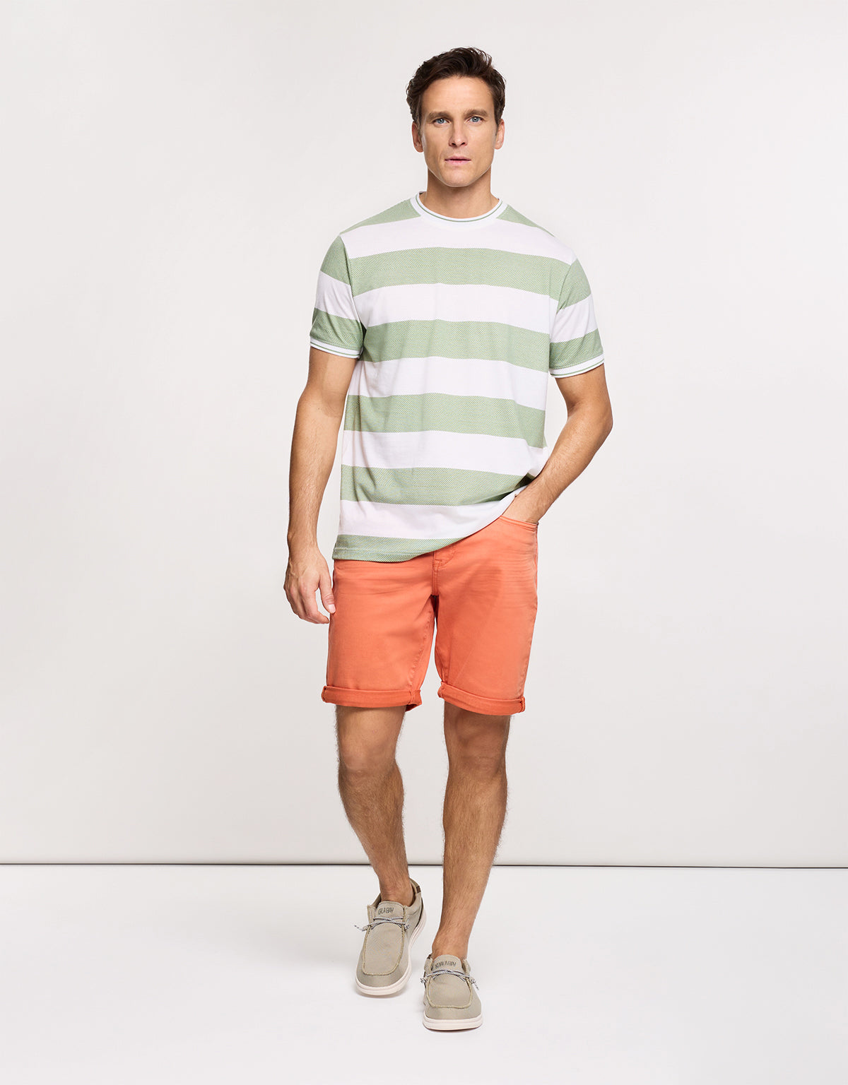 Green Short Sleeve T-Shirt - Tabio