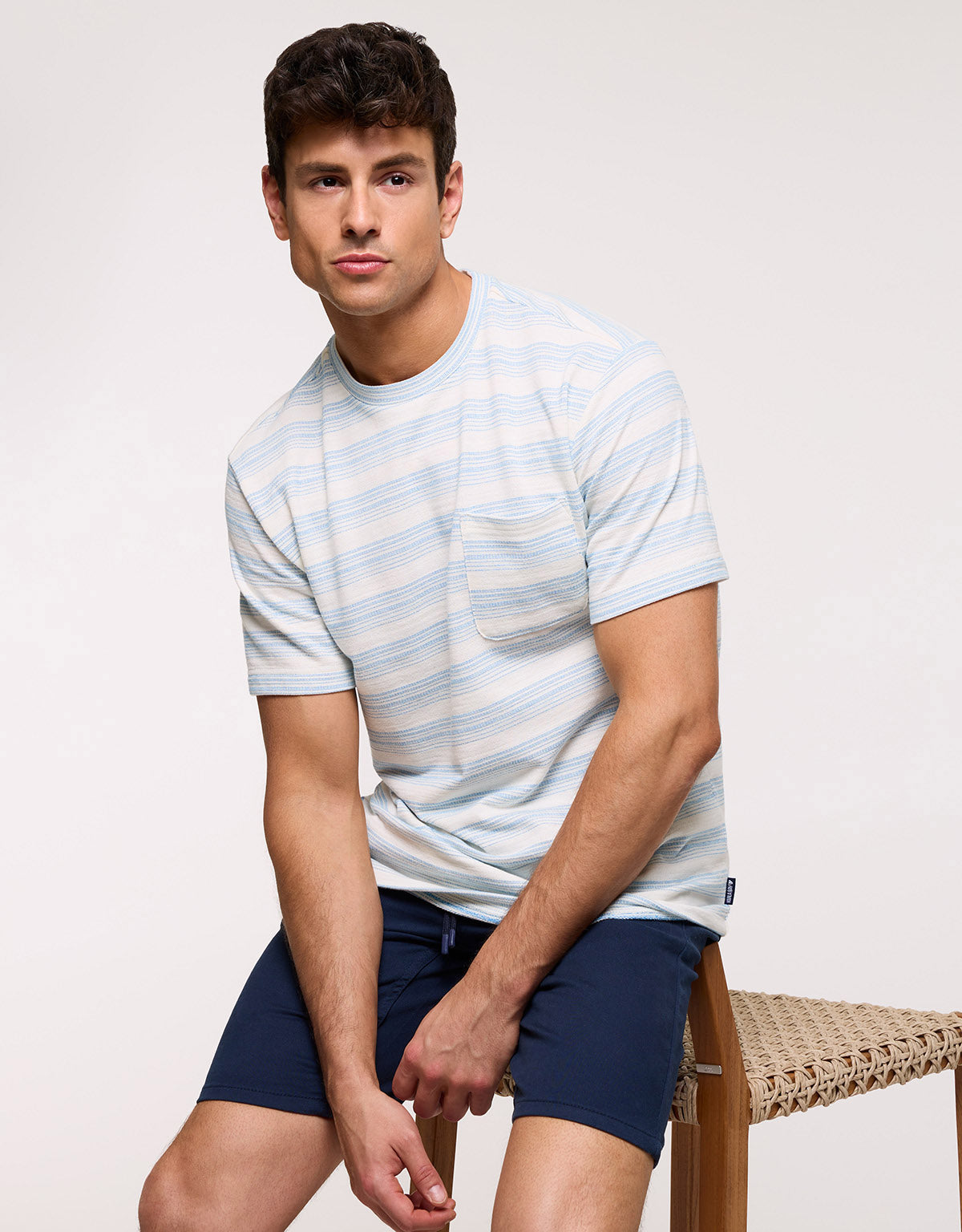 Blue Short-Sleeve T-shirt - Quepos