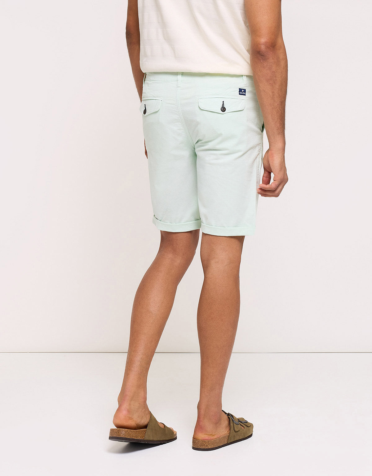 Basic Green Bermuda Shorts - Orosi