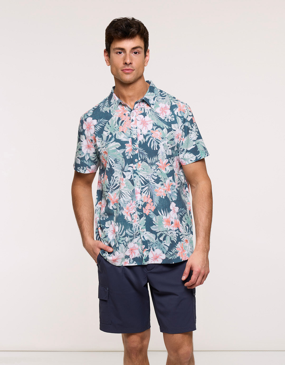 Camisa Manga Corta Multicolor - Hopper