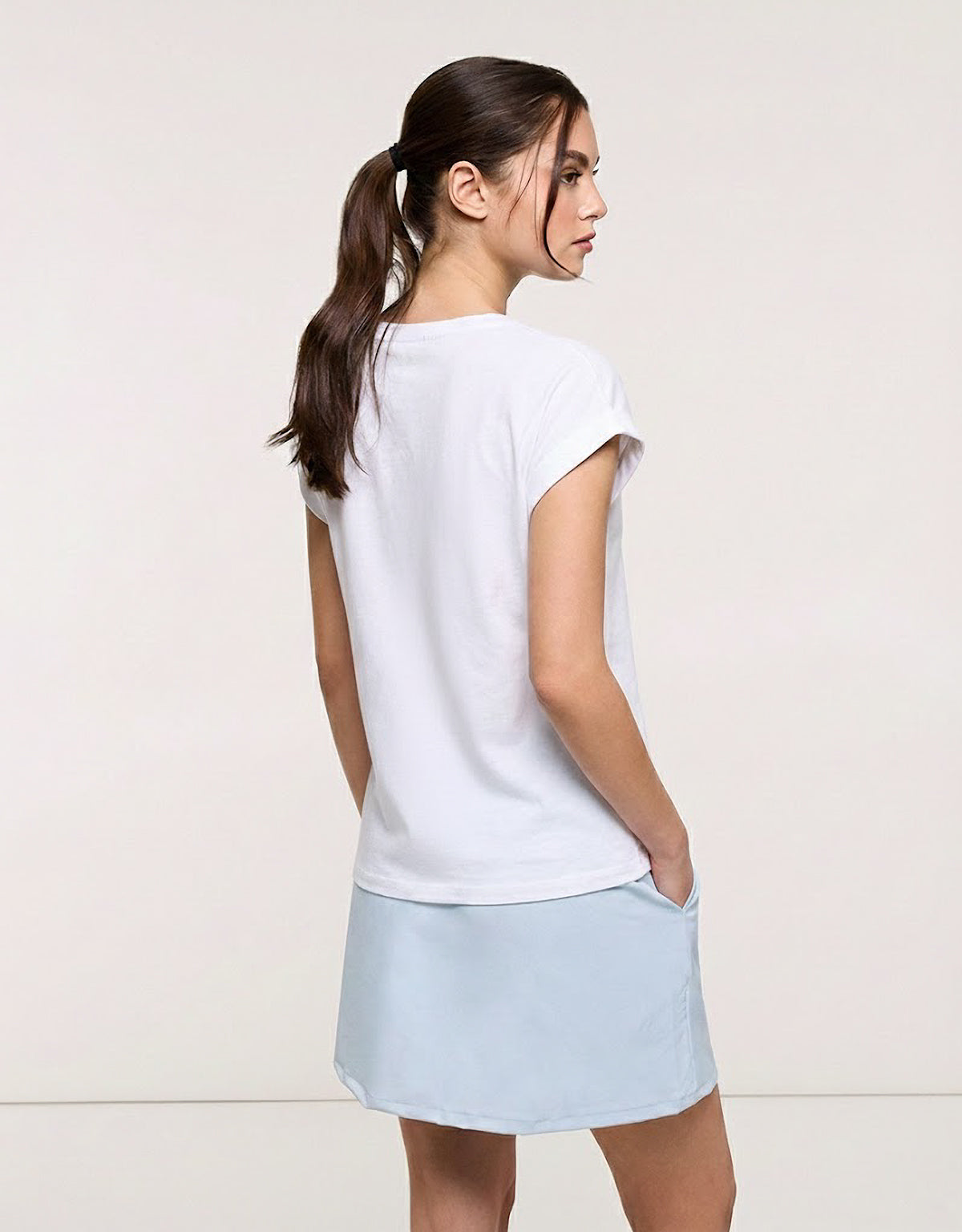Camiseta Manga Corta Blanco - Ibosen 3